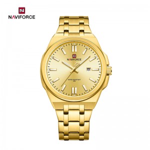 NAVIFORCE NF9226 Men's Watch Simple Fashion Business Malaking Dial Luminous Waterproof Mataas na kalidad na Quartz Watch