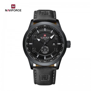 NAVIFORCE NF9229 Reloj Retro juvenil de moda para hombre, reloj de pulsera deportivo resistente al agua con movimiento de cuarzo luminoso para ir al trabajo