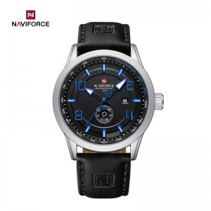NAVIFORCE NF9229 młodzieżowy modny zegarek męski Trend wodoodporny sportowy zegarek kwarcowy z mechanizmem świetlnym dla osób dojeżdżających do pracy