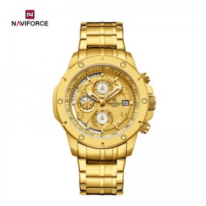 NAVIFORCE NF8056 Stylish and Trendy Men’s Watch, Waterproof, Luminous, Multi-Functional Quartz Watch for Students