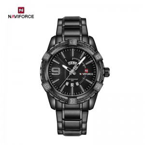 NAVIFORCE NF9117S Luxury Quartz Watch Date Display Jam Tangan Pria Tahan Air Kasual