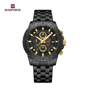 NAVIFORCE NF9227 Holle Mechanische Stijl Heren Horloge Trendy Mode Waterdichte Sport Lichtgevende Horloge Cadeau voor Vriendje