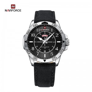 Top Brand NAVIFORCE NF9204N Fashion Nylon Strap Waterproof Quartz Men’s Sport Watches