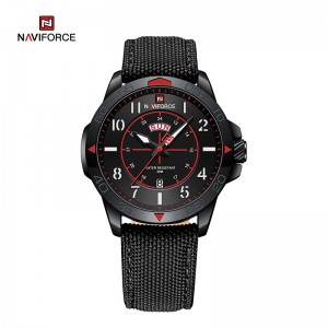 Top Brand NAVIFORCE NF9204N Fashion Nylon Strap Waterproof Quartz Men's Sport Watches