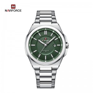 NAVIFORCE – montre-bracelet de sport à Quartz pour homme, en acier inoxydable, horloge de Date, avec aiguilles lumineuses, NF9212, marque supérieure