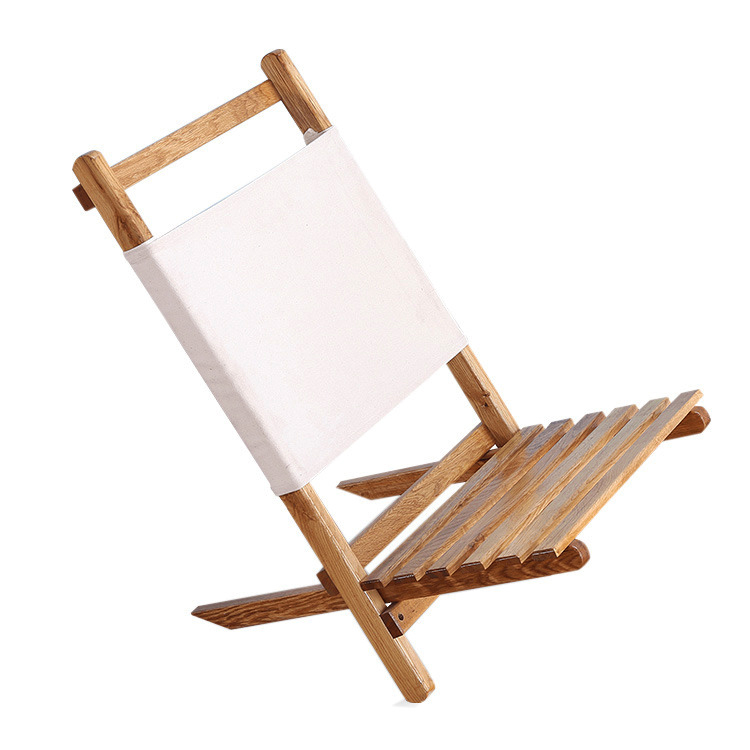 AJ Factory Wholesale Outdoor Garden Lightweight Stackable Beech Wooden Folding Picnic Beach Chair Featured Image