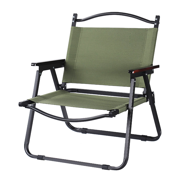 AJ Factory Wholesale Outdoor Picnic Lawn Beach Portable Lightweight Metal Folding Camping Chair Featured Image