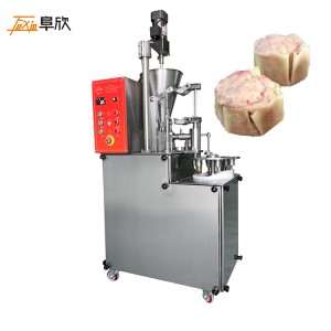 Parduodama aukštos kokybės nerūdijančio plieno komercinė pusiau automatinė „Siomai“ mašina „Siu Mai Siomay“ lipni ryžių gaminimo mašina