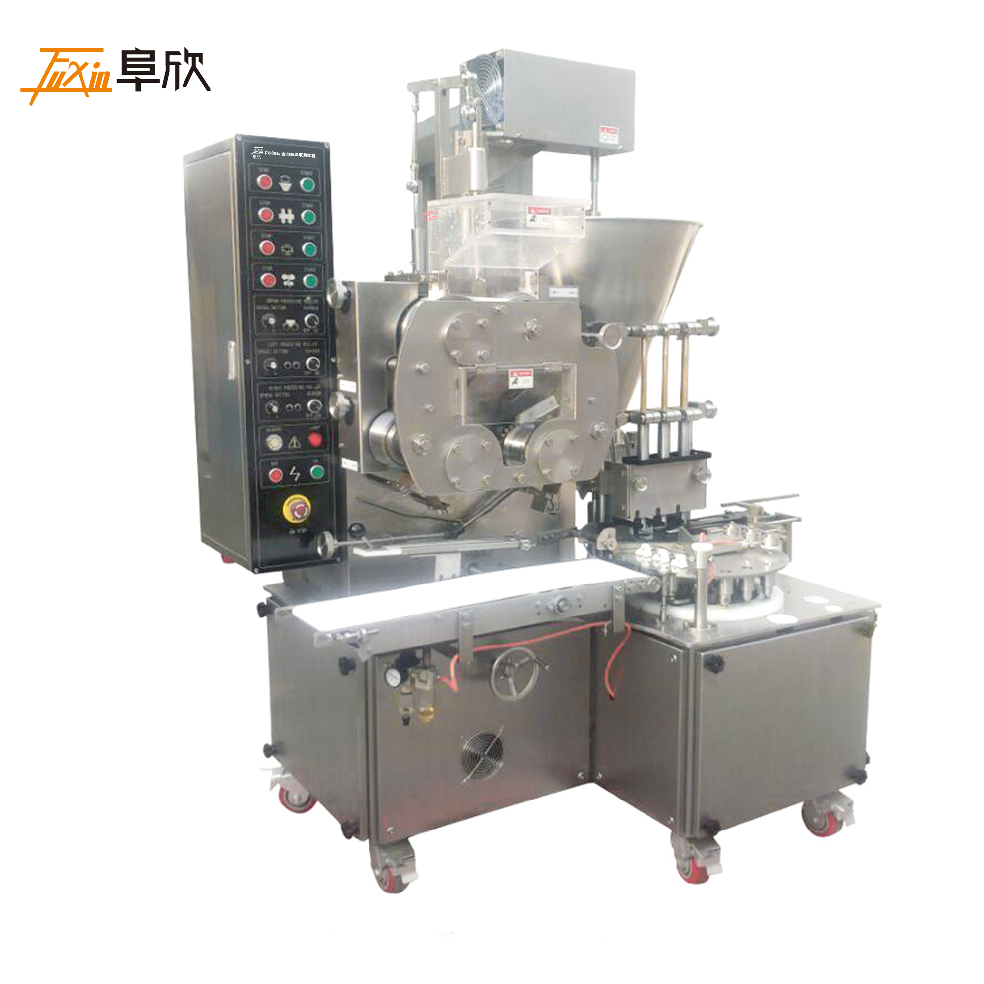Factory For Dumpling Empanada Machine -
  Automatic Triple Line Siomay/Siomai/Shumai Making Machine – Fuxin