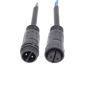 M25 SJOW резиновый кабель мужской женский водонепроницаемый 2-контактный литой евроблок разъем