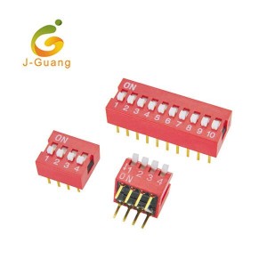 JG140 Red Color Piano Type Regular Type Dip Switches