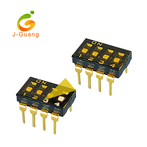 JG140-B Pitch 2.54mm Smt & V/T with Mylar Type Dip Switches Featured Image