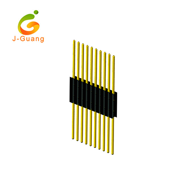 OEM/ODM China M20 Connectors - Pin Header, JG129-I, 2.54mm single row stack type pcb header connectors – J-Guang