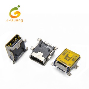 JG204 B ډول 5 پن ښځینه Smt مینی USB نښلونکی
