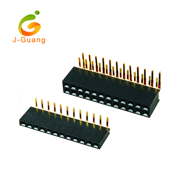 Factory Price For Reflector Electroform - JG124 2.54mm Right Angle Pin Header Female – J-Guang