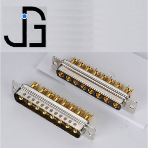 Standard High Current Density 8W8 Male Power D-sub Connector