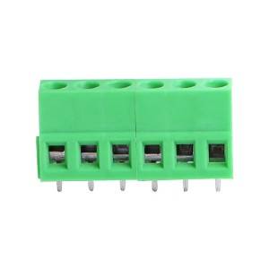 5,08 mm 5,0 mm stigning Elektrisk grøn PCb-skrueterminal