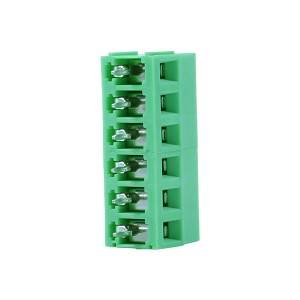 5,08 mm 5,0 mm stigning Elektrisk grøn PCb-skrueterminal