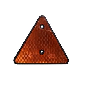Piros műanyag fényvisszaverők E-jelöléssel