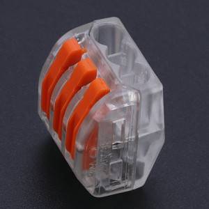 Newly Arrival China Push-in Wire Connector Wago 222series 222-412/222-413/222-415 Terminal Block