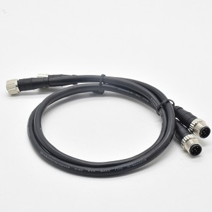 Hoë kwaliteit kabel en koppelaar skip sein transmissie IP67 5-kern M12 waterdigte verbinding