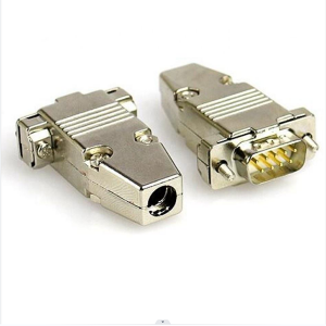 D-SUB 9P / HDB15 connector backshells d type 9 pin connector hood