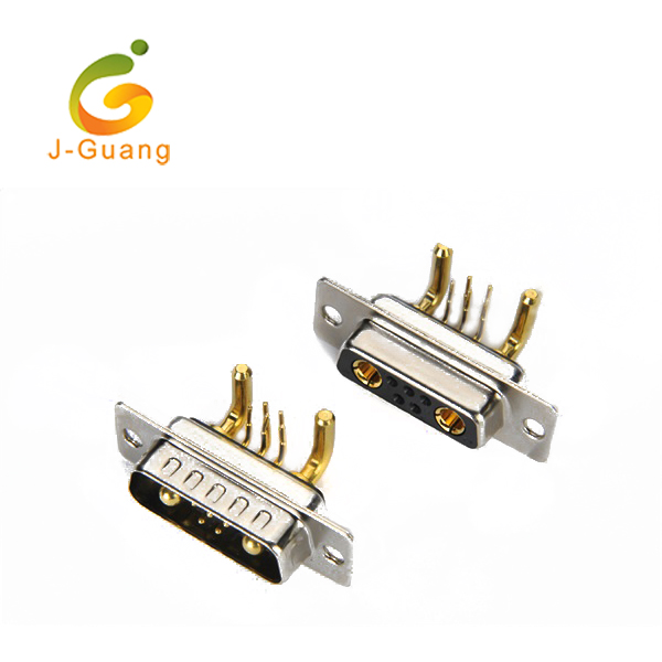 JG134-D (5+2) 7w2 Machine Pin  R/A Type D-sub Connectors Featured Image