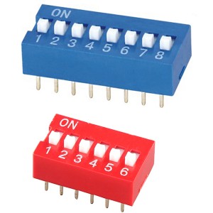 PCB Regular and Piano Type DP series 2.54mm pitch DIP SWITCH