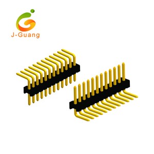 JG131-B 1.27mm Single Row Right Angle Pin Header Connectors