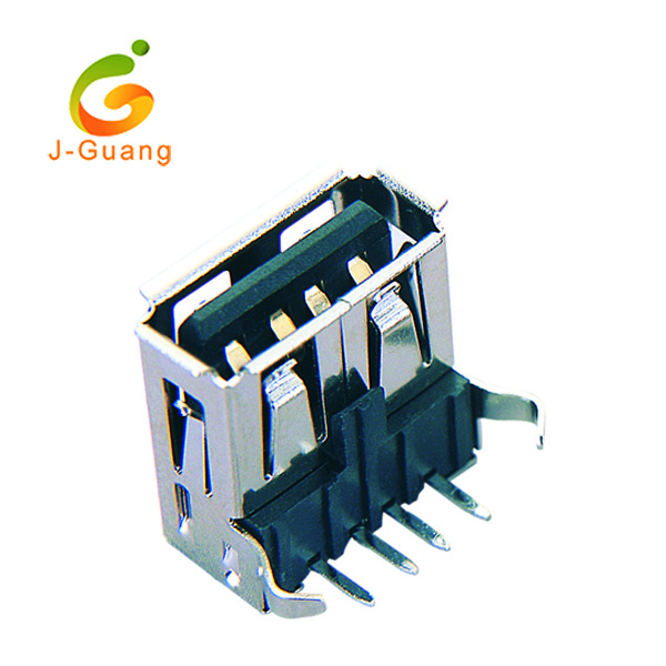 Manufacturing Companies for Feed Through Terminal Blocks - JG195 Usb A Type Female Usb Connectors – J-Guang