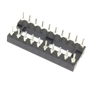 2.54mm Pitch 8P DIP SIP Rownd IC Soced Adapter