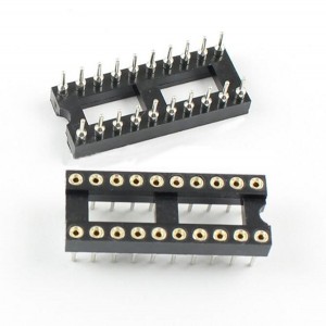 2,54 mm Pitch 8P DIP SIP Round IC Socket Adapter