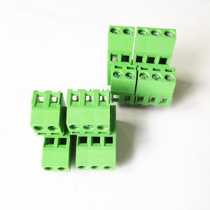 Hot Sale 10A 300V 20-16awg 3.5mm 4pin Mount Screwless Terminal Block Connector