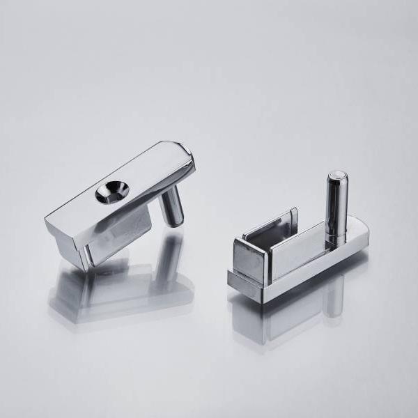 YM-020 Frameless shower door hardware rotating shaft clip pivot hinge Featured Image
