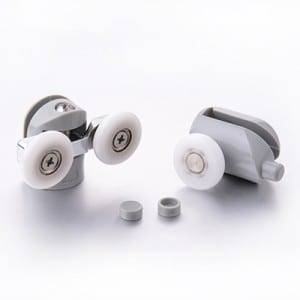 Wholesale Price China Stainless Steel Hinge - HS002 plastic double shower door wheels – Leway