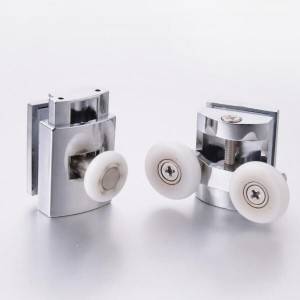 2017 China New Design Iron Ball Bearing Hinge - HS070 China Manufacturer Shower Enclosure Sliding Glass Shower Door Rollers For Shower Cubicle – Leway