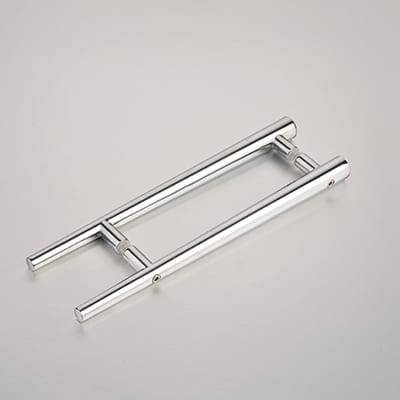 China Supplier Double Sliding Door Roller - HS-080 Elegant solid zinc alloy push pull shower door handle – Leway