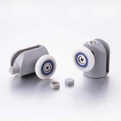 Factory Supply Ball Bearing Hinge - HS008 shower door roller with 440 stainless steel bearing – Leway