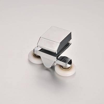 OEM Factory for Brass Glass Shower Hinge - HS020 zinc alloy shower door twin wheels rollers runner – Leway Featured Image