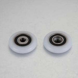 440C stainless steel bearing POM covered specifically for shower door roller