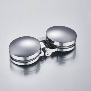 YM-030 Zinc alloy Bathroom Shower room door hinge round shape clip from Chinese low price factory