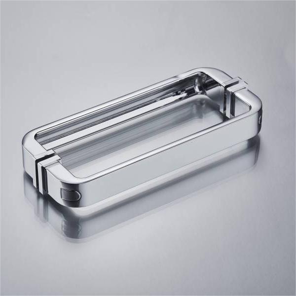 YM-047 Bathroom Zinc Alloy Double Side Push Pull Shower Glass Door Handles Featured Image