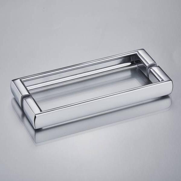 YM-051 Chinese main entrance glass door d type pull handle square one side zinc alloy door handle Featured Image