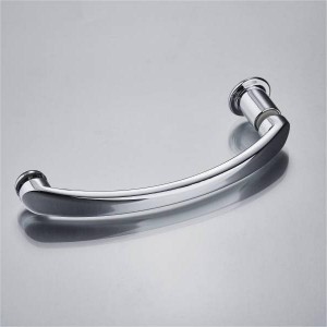 YM-054 Hot Sell Stainless Steel Zinc Alloy Aluminum Glass Bathroom Door Handle