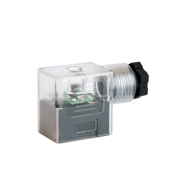 Hot New Products 7pin Proportional Valve Socket -
 DIN 43650B Solenoid valve connectors LED,Female power connector,PG9 – Qiying