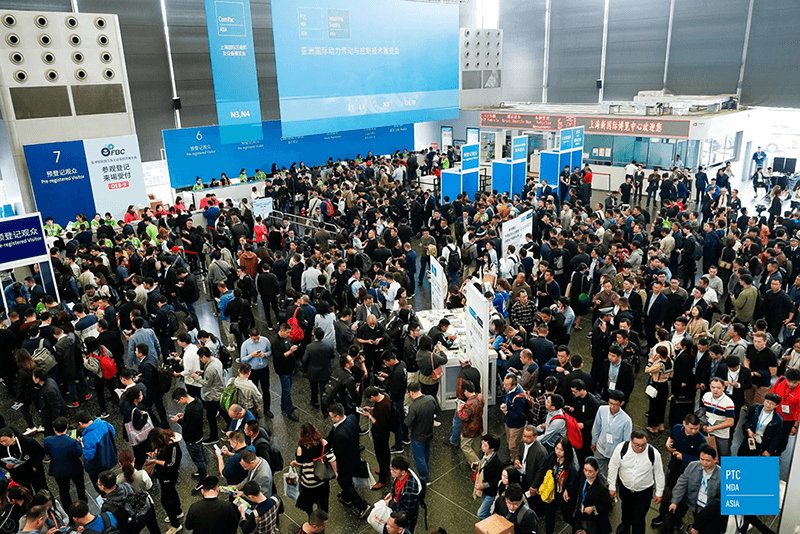 PTC Ausstellung opgemaach zu Shanghai New International Expo Center