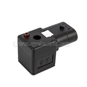 Chinese Professional 7pin Proportional Valve Sockets - DIN 43650A Waterproof Solenoid valve connector – Qiying