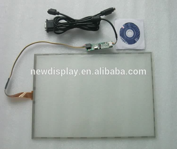10.4 inch 5 wire Resistive touch screen with usb controller board ST-104003
