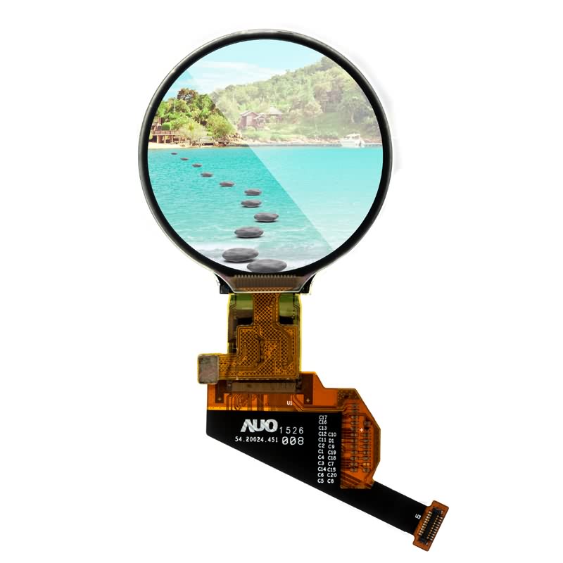 AUO 1.4 inch round amoled display for wearable watch H139BLN01.0