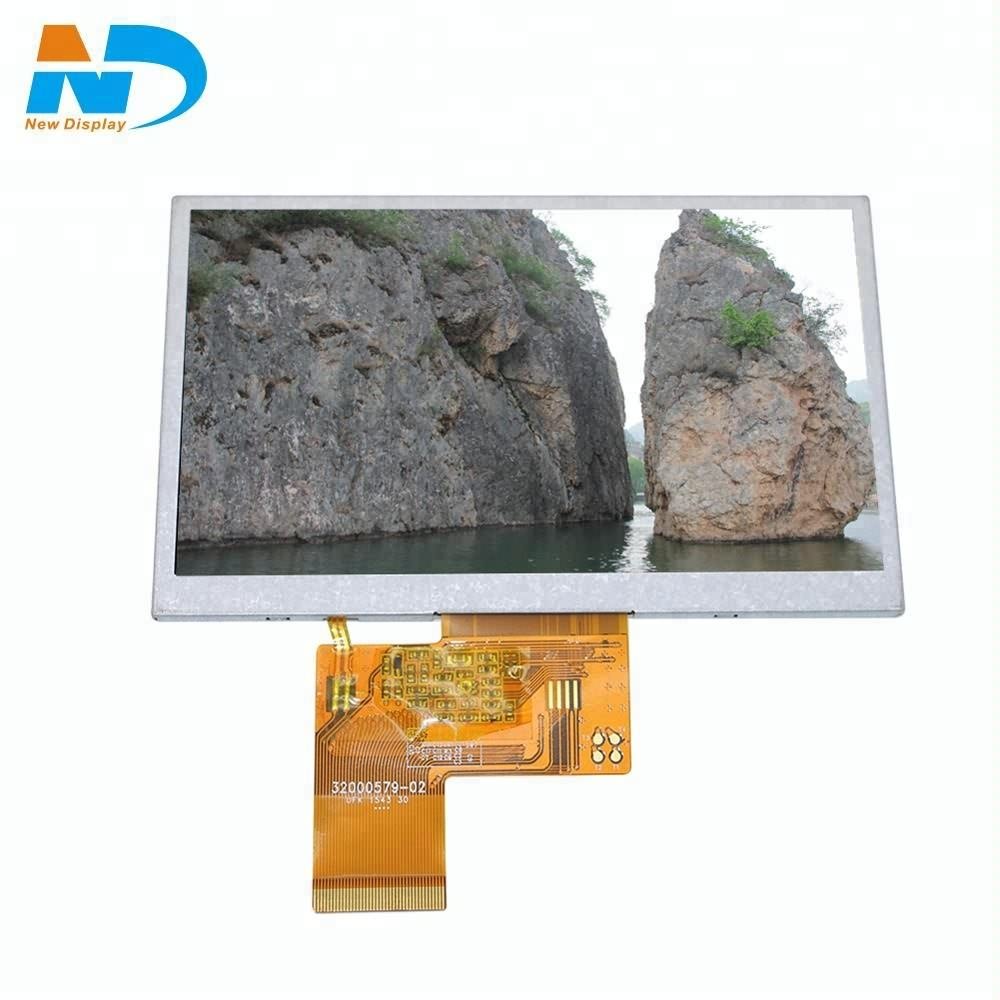 صفحه نمایش 4.3 اینچی ال سی دی G043FTT01.0 پنل LCD کاربردی صنعتی
